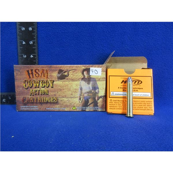 38-55 Win. 240gr RNFP Cowboy Action HSM Cartridges