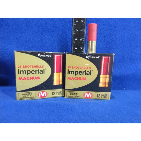 12 Ga 3" 2 Shot Magnum Imperial Shotshells - 2 Boxes of 25