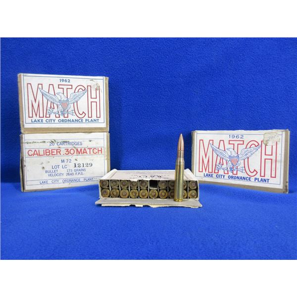 Collector Ammo - 30 Cal. (30-06) Match and Ball Cartridges