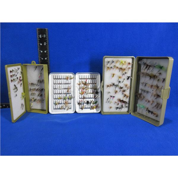 3 Boxes of Hand Tied Flies