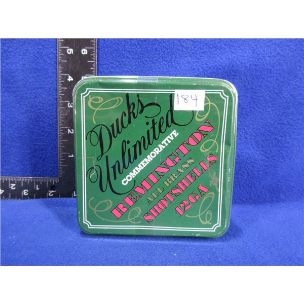 Collector Ammo Tin - 12 Ga Remington All Brass Shotshells