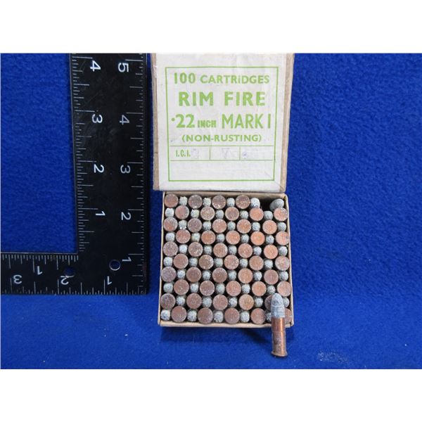 Collector Ammo - 22 Inch Mark I Rimfire Cartridges