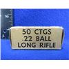 Image 2 : Collector Ammo - 22 Ball Long Rifle Cartridges - Box of 50
