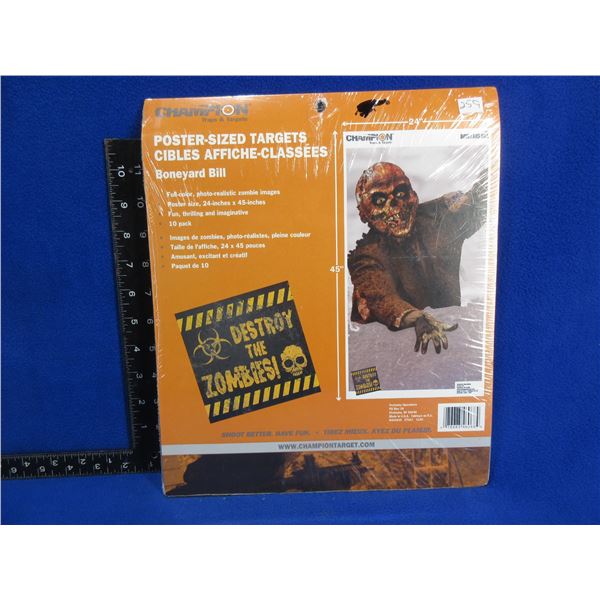 NEW - Champion Poster-Sized Zombie Targets - 24" x 45"