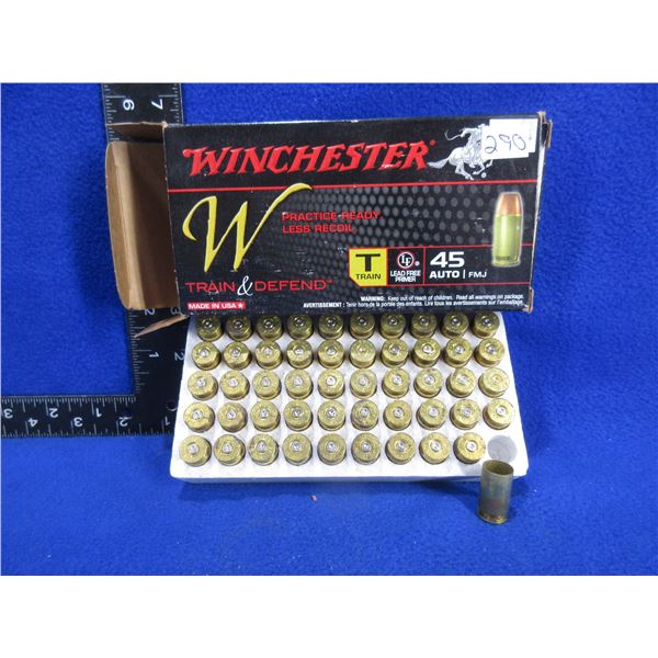 Brass Only - 45 Auto Winchester Unprimed - Box of 50