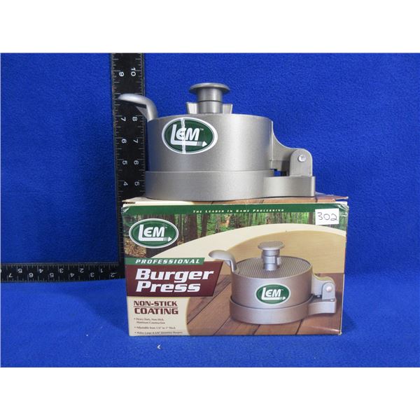 NEW - Lem Professional Burger Press - Non Stick Coating