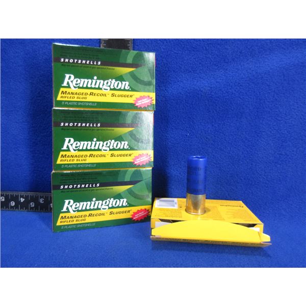12 Ga 2 3/4" Rifled Slug Remington Slugger Shotshells