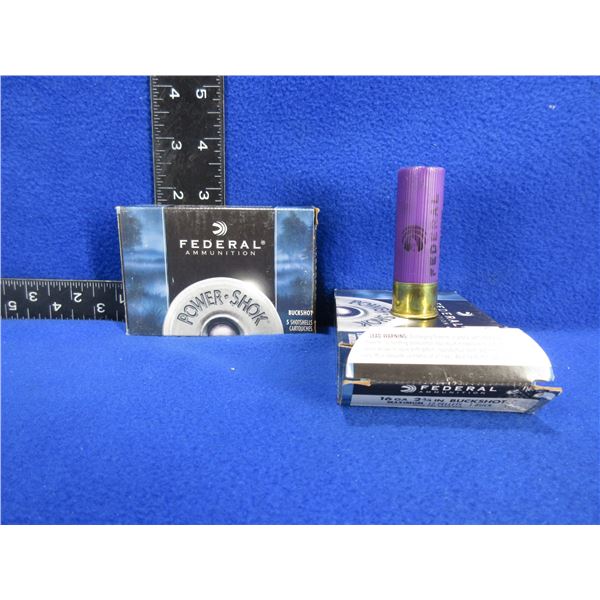 16 Ga 2 3/4" 1 Buck Federal Power-Shok Shotshells