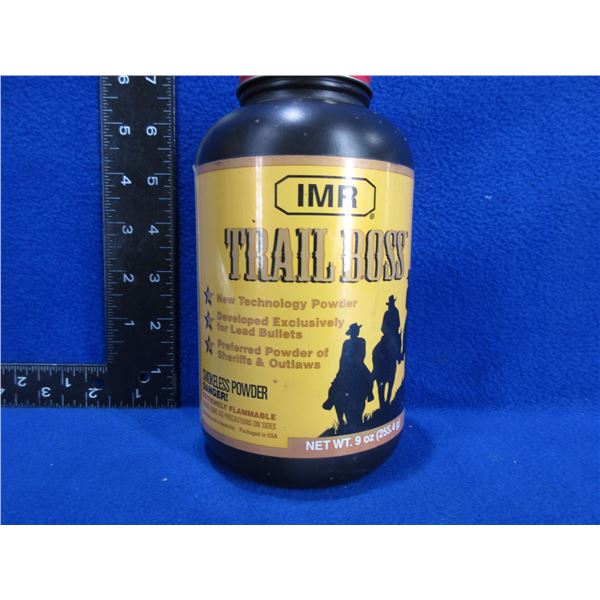 IMR Trail Boss Smokeless Powder - Sealed 9 oz Tub