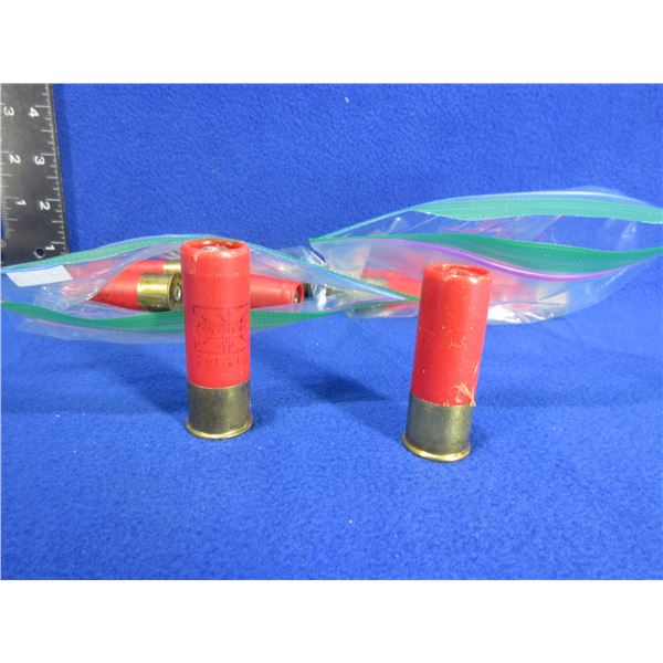 12 Ga 2 3/4" Shotshells - Bag of 5(Slugs), Bag of 5(BB Shot)