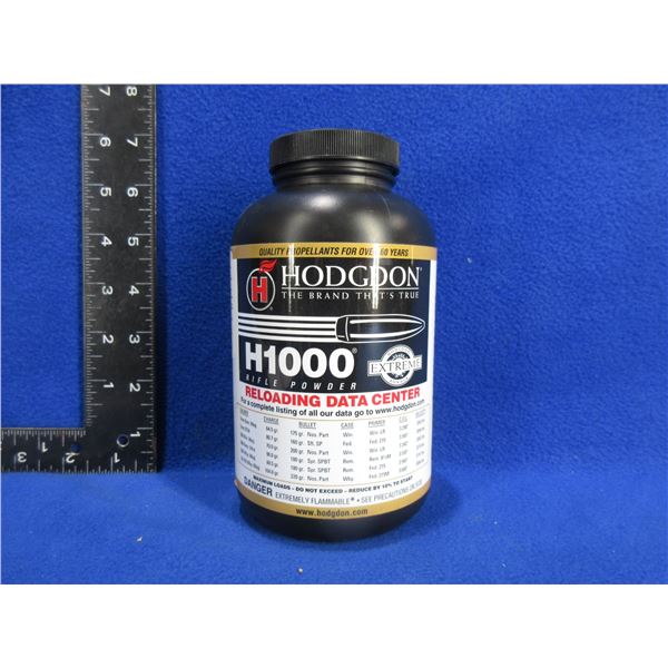 Hodgdon H1000 Rifle Powder - Sealed 1 lb Tub