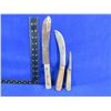 Image 1 : 3 Knives - 12 1/4", 10", 6 3/4" Total Length