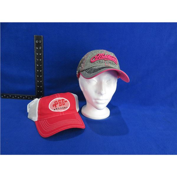 NEW - 2 Caps - PSE Archery, Mathews Solocam