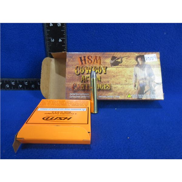 38-55 Win. 240gr RNFP Cowboy Action HSM Cartridges