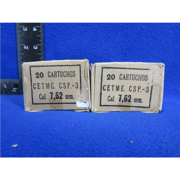 Collector Ammo - 7.62MM Cal. Cartuchos