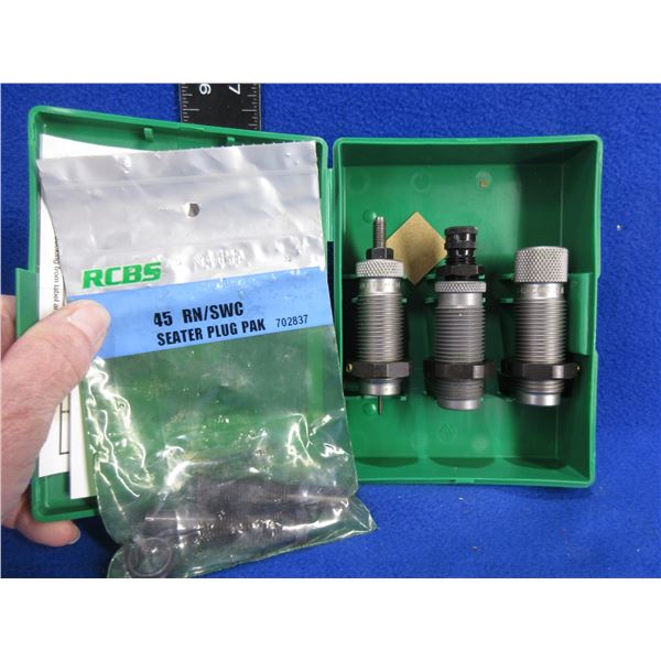 NEW - RCBS 45 Colt 3 Die Steel Set