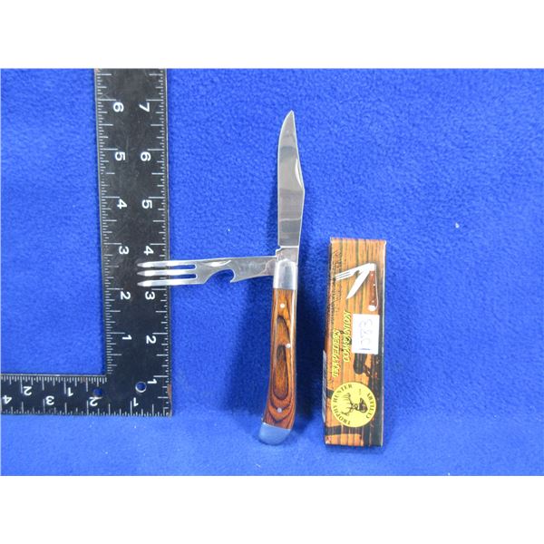 NEW - Frost Cutlery Folding Knife/Fork