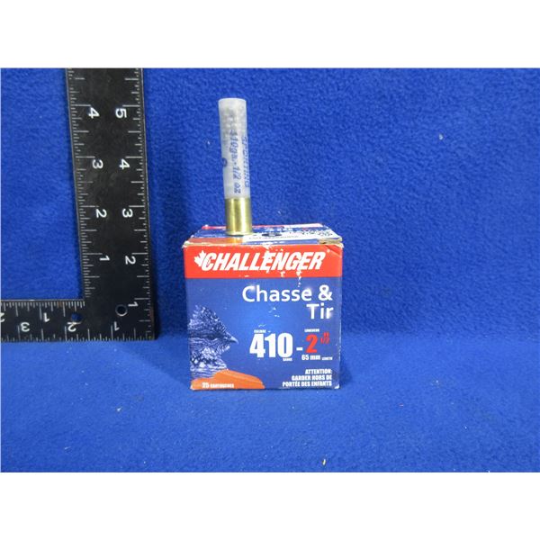 410 Ga 2 1/2" 6 Shot Challenger Shotshells - Box of 25