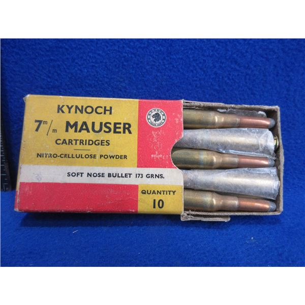 Collector Ammo - 7MM Mauser 173gr SN Kynoch Cartridges