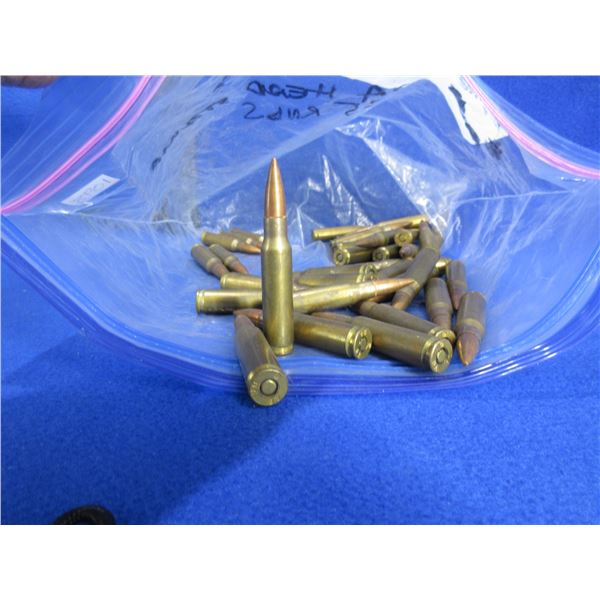 7.62X51 Nato DA Headstamp Cartridges - Bag of 35