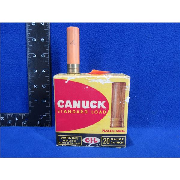 Collector Ammo - 20 Ga 2 3/4" 4 Shot Canuck Shotshells