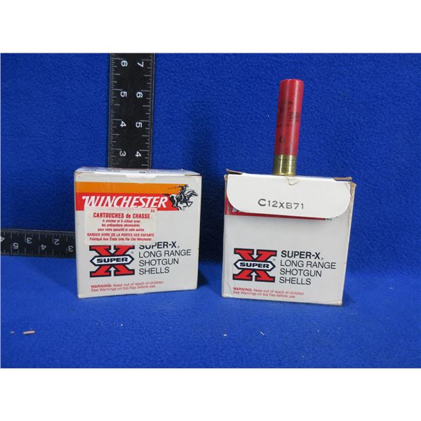 28 Ga 2 3/4" 6 Shot SuperX Winchester Shotshells