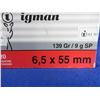 Image 2 : Collector Ammo - 6.5X55MM 139gr SP Igman Cartridges