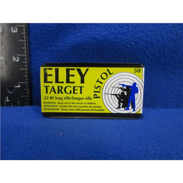 Collector Ammo - 22 LR RF Target Pistol Eley Cartridges