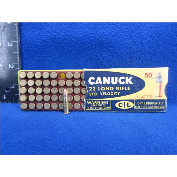 Collector Ammo - 22 LR SV CIL Canuck Cartridges