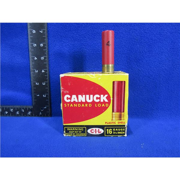 Collector Ammo - 16 Ga 2 3/4" 4 Shot Canuck Shotshells