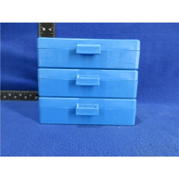 3 Empty Dillon Precision Ammo Boxes - 45 ACP/10MM