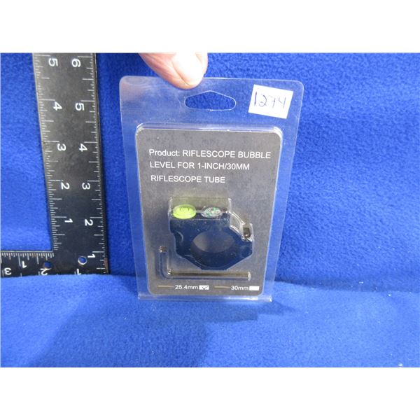 NEW - 25.4MM Riflescope Bubble Level with Compass