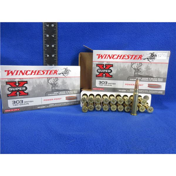303 British 180gr PP SuperX Winchester Cartridges
