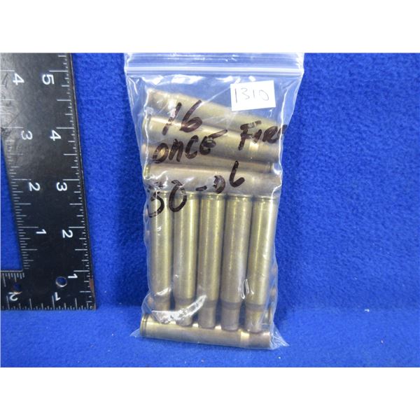 Brass Only - 30-06 Once Fired Unprimed - Bag of 16