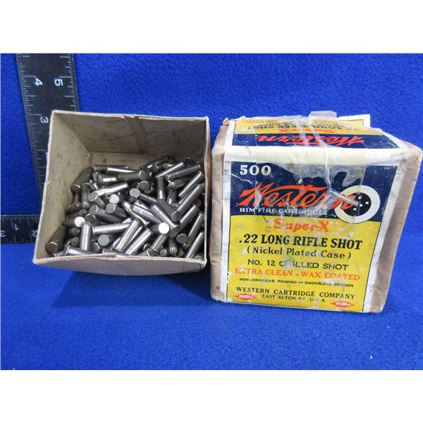 Collector Ammo - 22 LR No. 12 Shot Western Cartridges