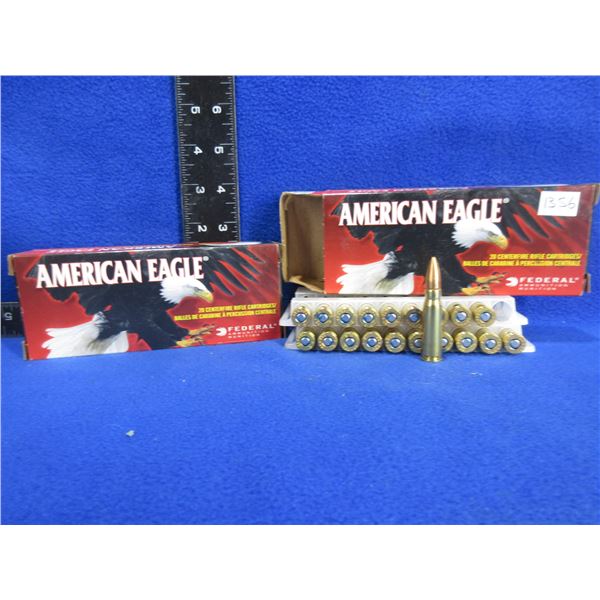 7.62X39Soviet 124gr FMJ American Eagle Federal Cartridges