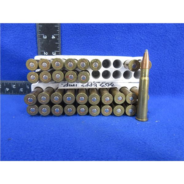 303 Epps Reloads in Vintage Military Brass -  WRA 49
