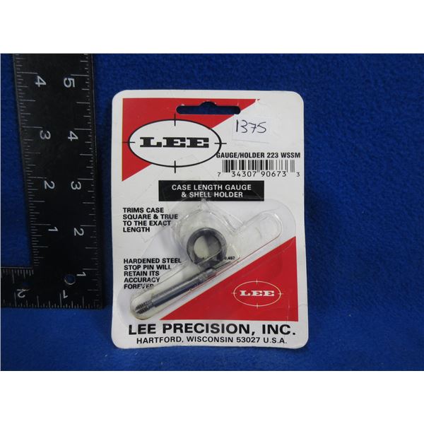 Lee 223 WSSM Case Length Gauge & Shell Holder