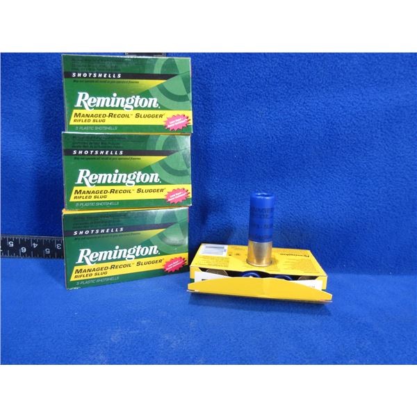 12 Ga 2 3/4" Rifled Slug Remington Slugger Shotshells
