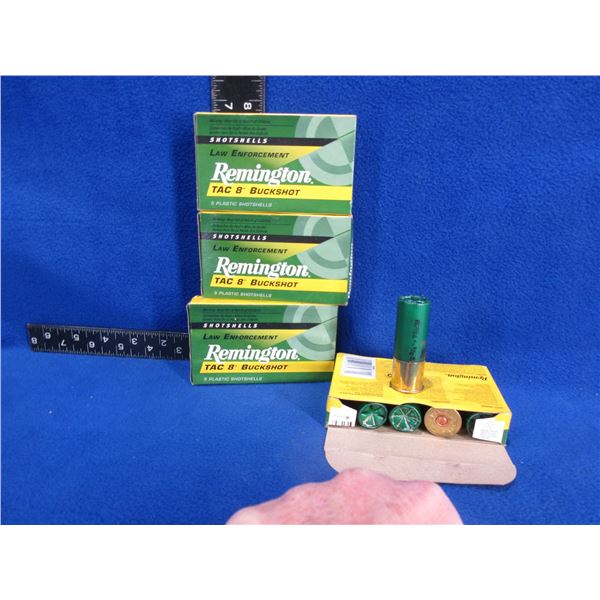 12 Ga 2 3/4" 00Buck Tac 8 Remington Shotshells