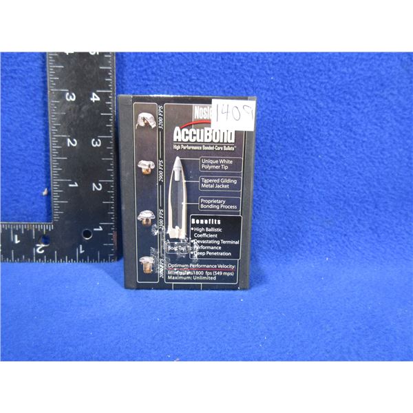 338 Cal. .338" 300gr Spitzer Accubond Nosler Bullets