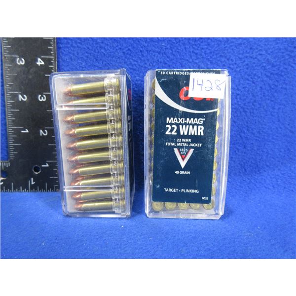 22 WMR 40gr TMJ Maxi-Mag CCI Cartridges