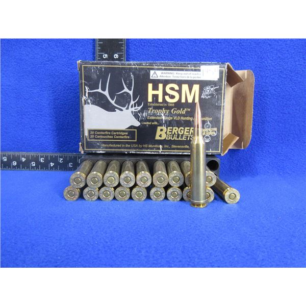 264 Win. Mag 140gr HPBT Hunting VLD HSM Cartridges