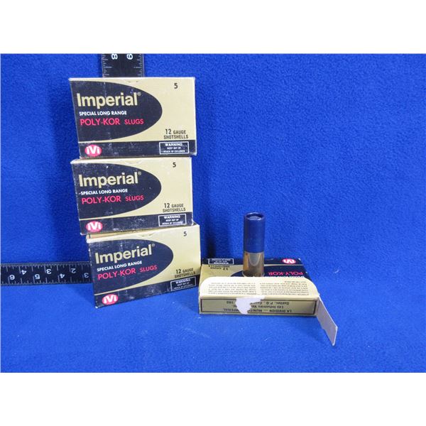 12 Ga 2 3/4" Poly-Kor Slugs Imperial Shotshells