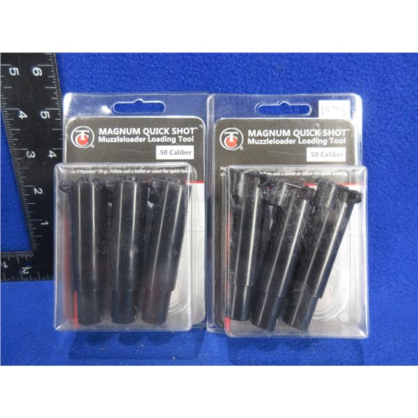 Muzzloader Loading Block NEW - 50 Cal. Muzzleloader Loading Tool - 2 Packs of 3