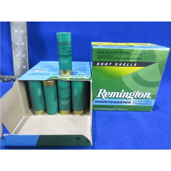 12 Ga 2 3/4" 00Buck Remington Disintegrator Shotshells