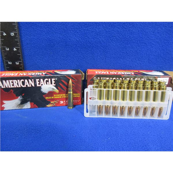 7.62X39Soviet 124gr FMJ American Eagle Federal Cartridges