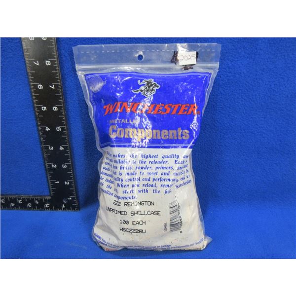NEW - Brass Only - 222 Rem. Winchester Unprimed