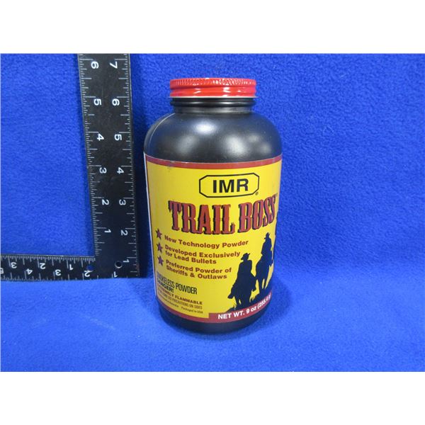 IMR Trail Boss Smokeless Powder - Sealed 9 oz Tub