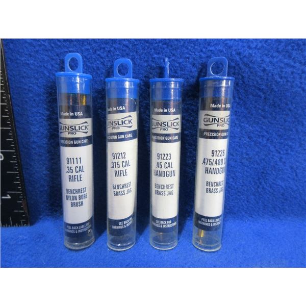 NEW - Gunslick Pro Brass Jags and Bore Brushes